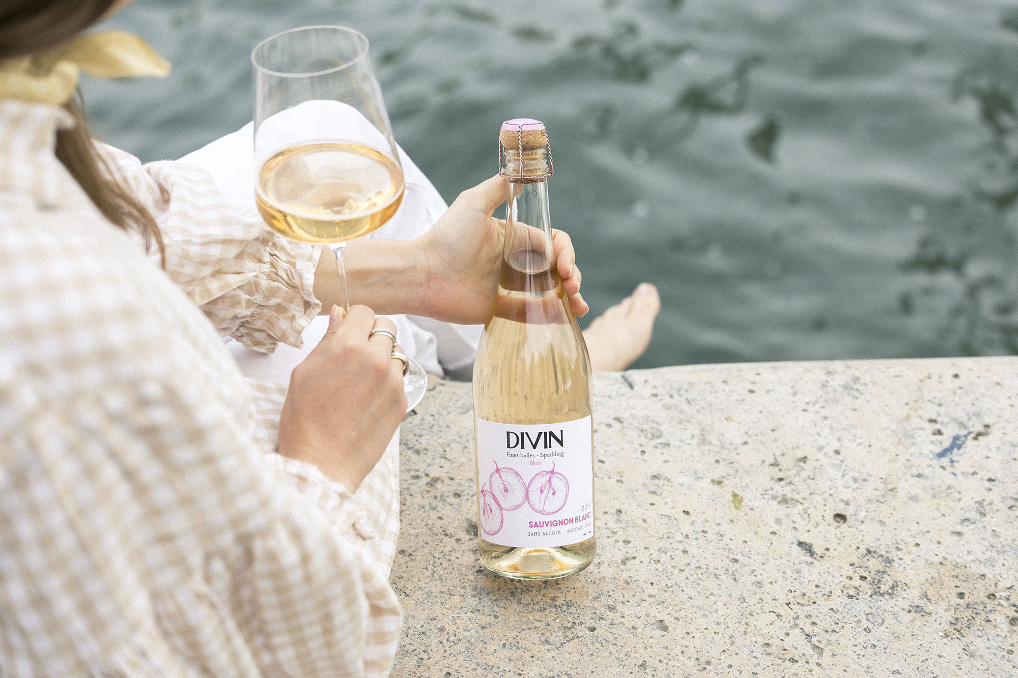 Sauvignon Blanc Blush Effervescent Divin Origine Seine 2